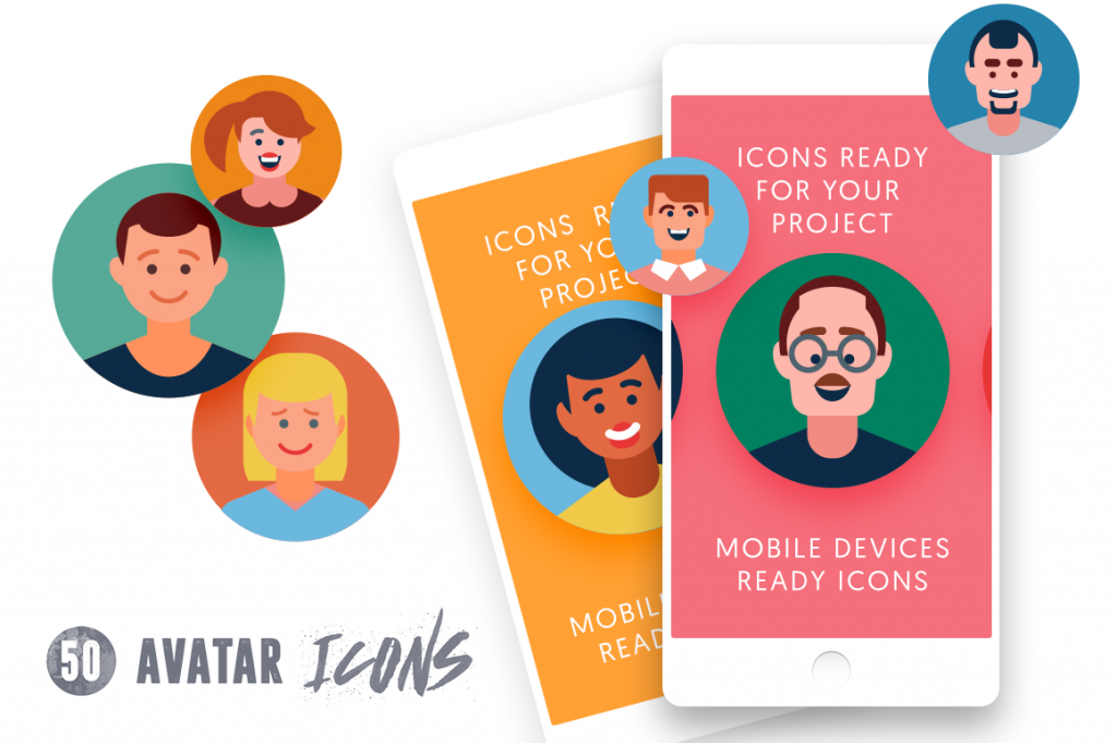 50 Avatar Users Icons Graphic by Dighital Design · Creative Fabrica