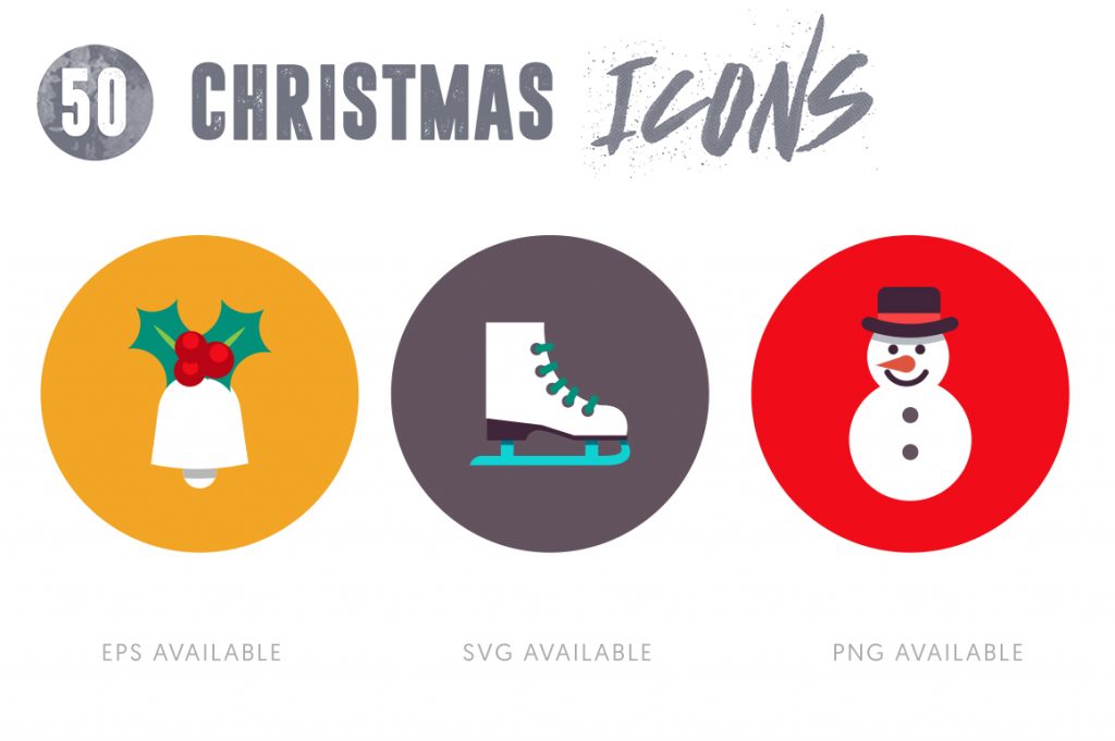 Full vector 50 Christmas Icons 2