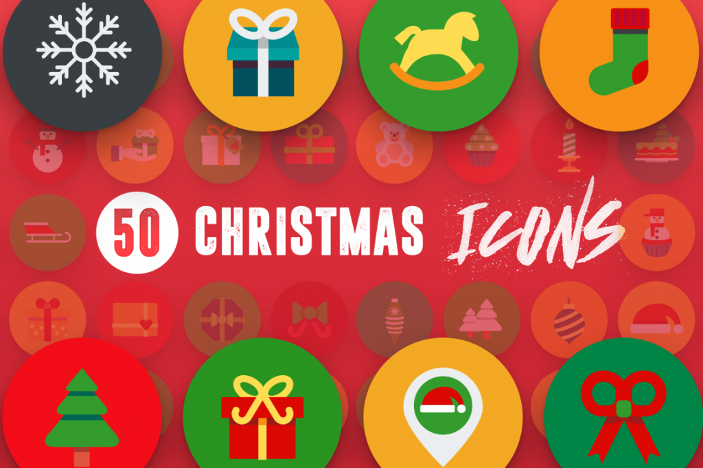 Modern Christmas Icons pack