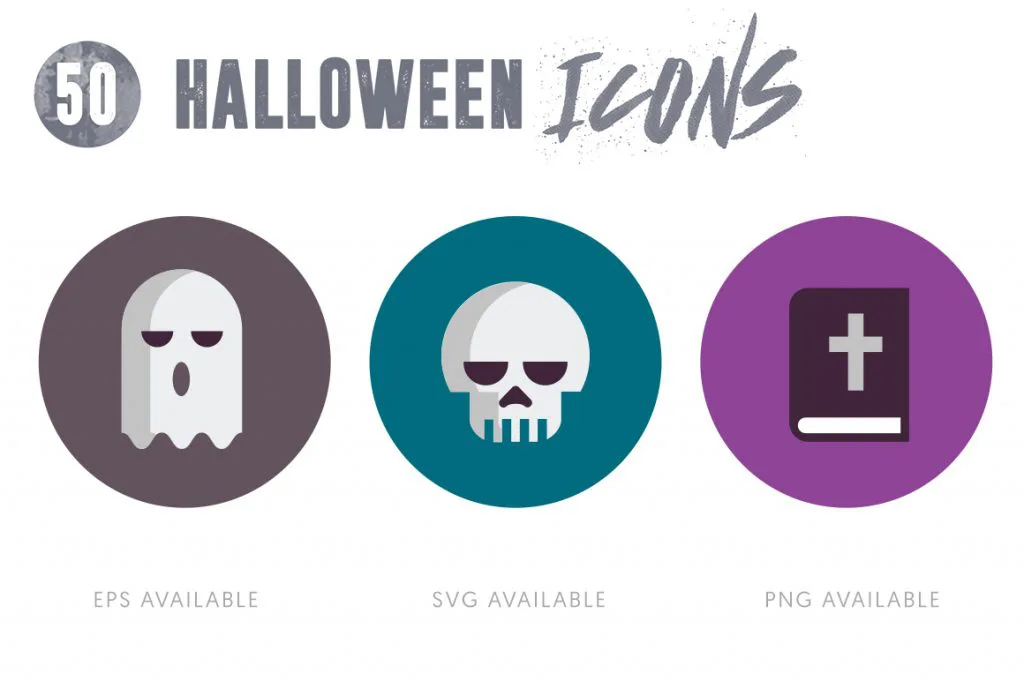 Mobile Ready Halloween Icons 