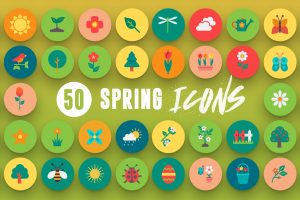 Spring-Icons-Flat