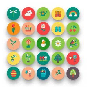 Spring-Icons-Flat