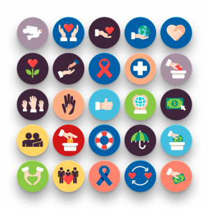 Charity-icons-flat-Icons-Cover