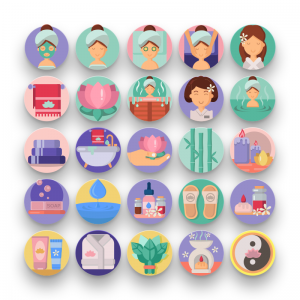 Spa and Sauna Icons