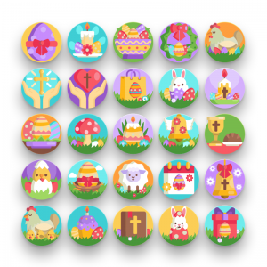 50 Easter Icons