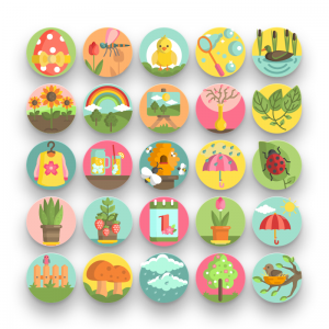 50 Spring Icons