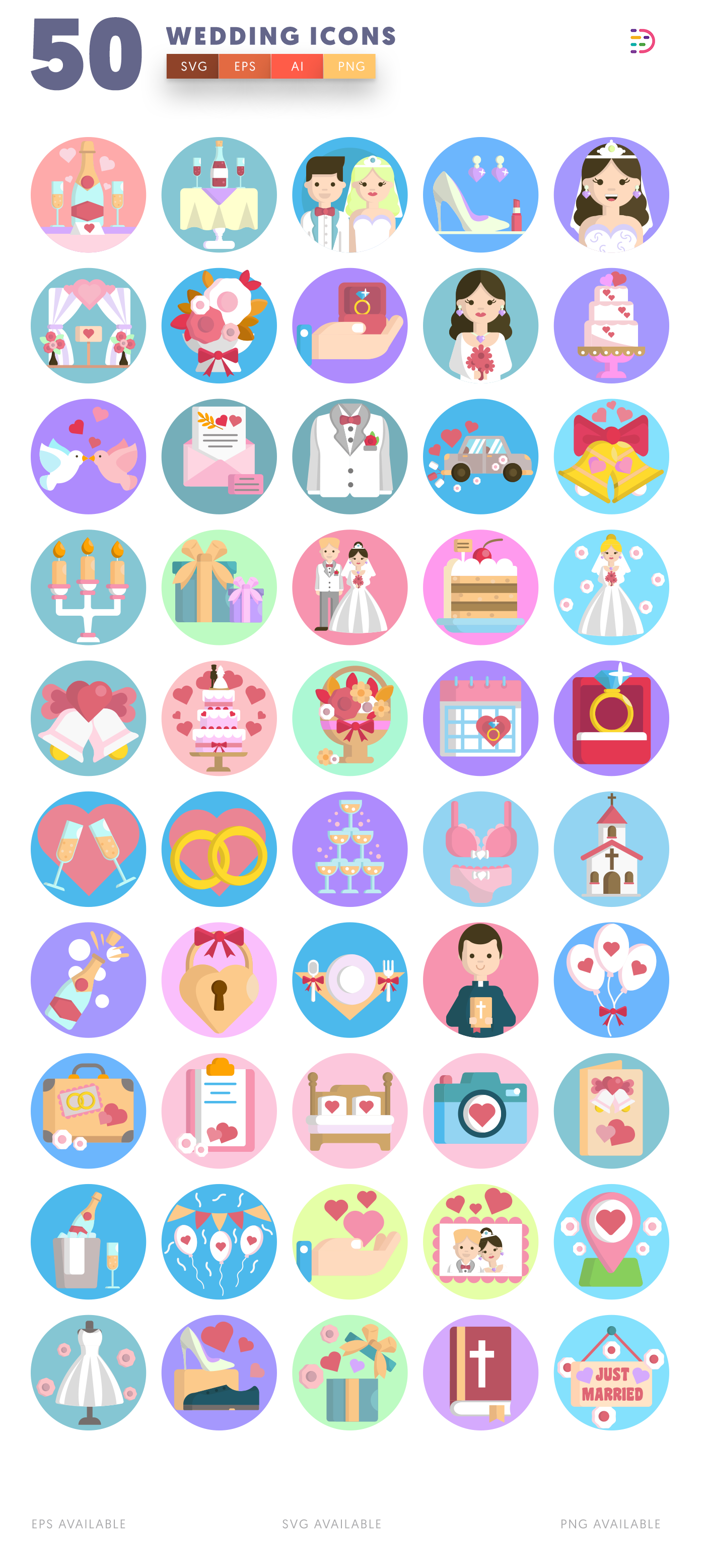 Wedding-love-married-icons-Icons-Cover