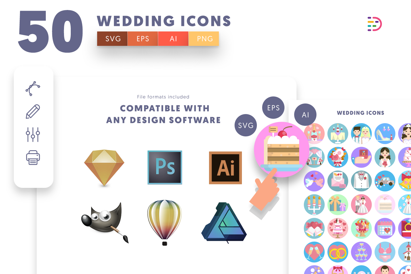 Compatible Wedding Icon