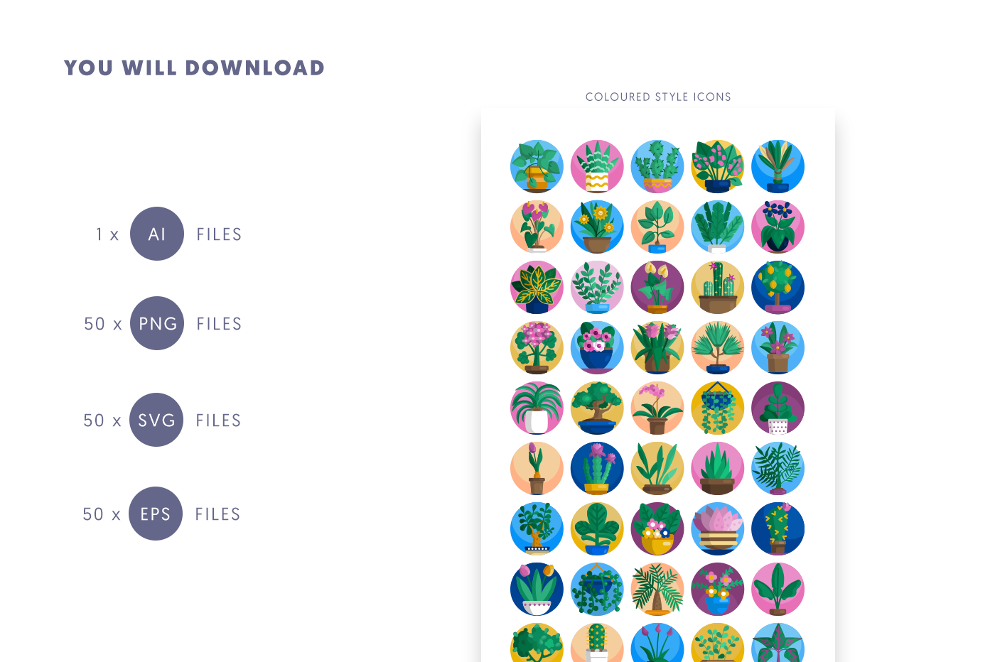  House Plant Icons