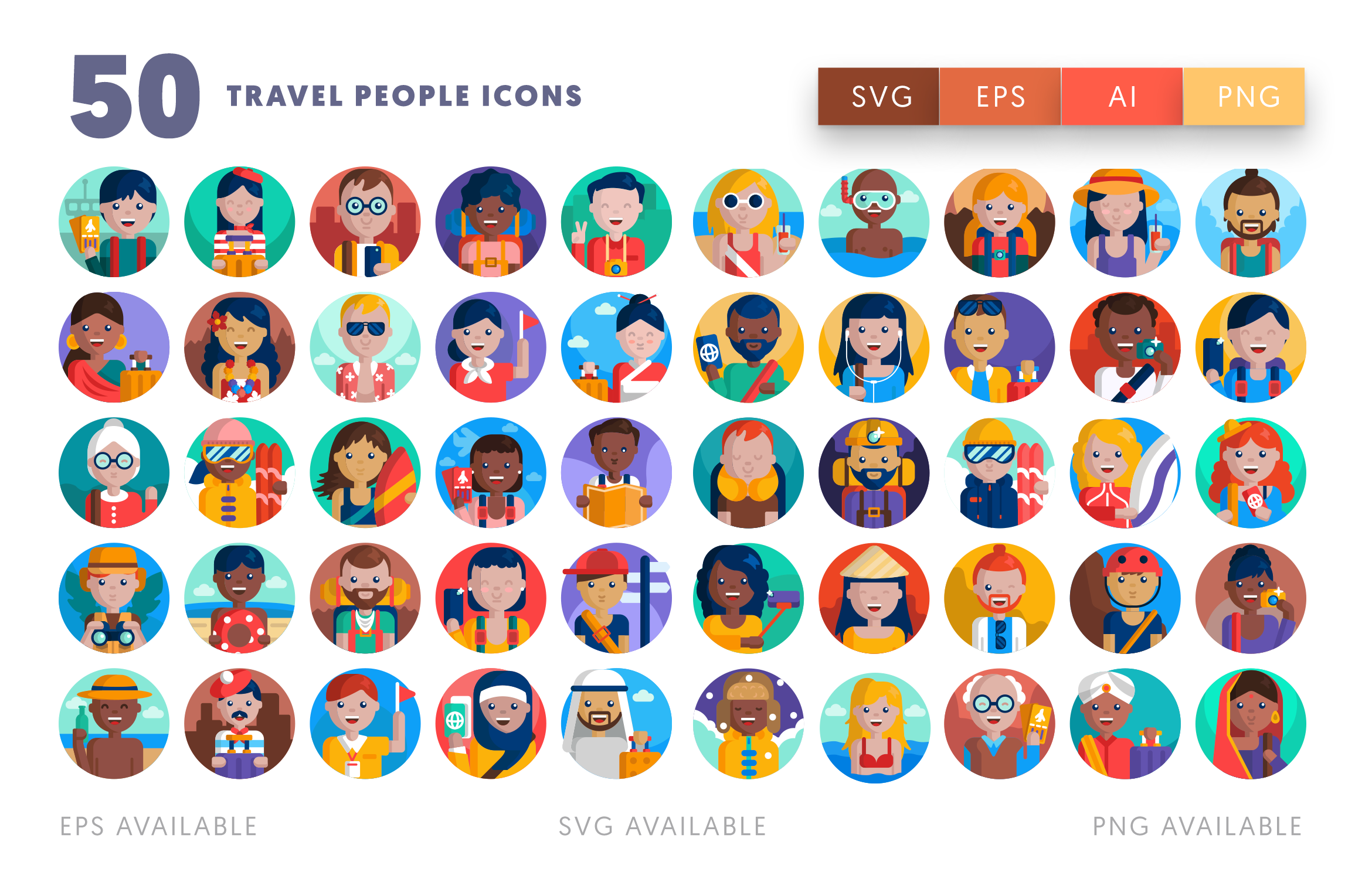 travel-people-avatar-users-flat-cute-icons