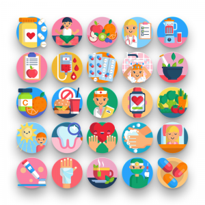 Health Pharmacy Icons