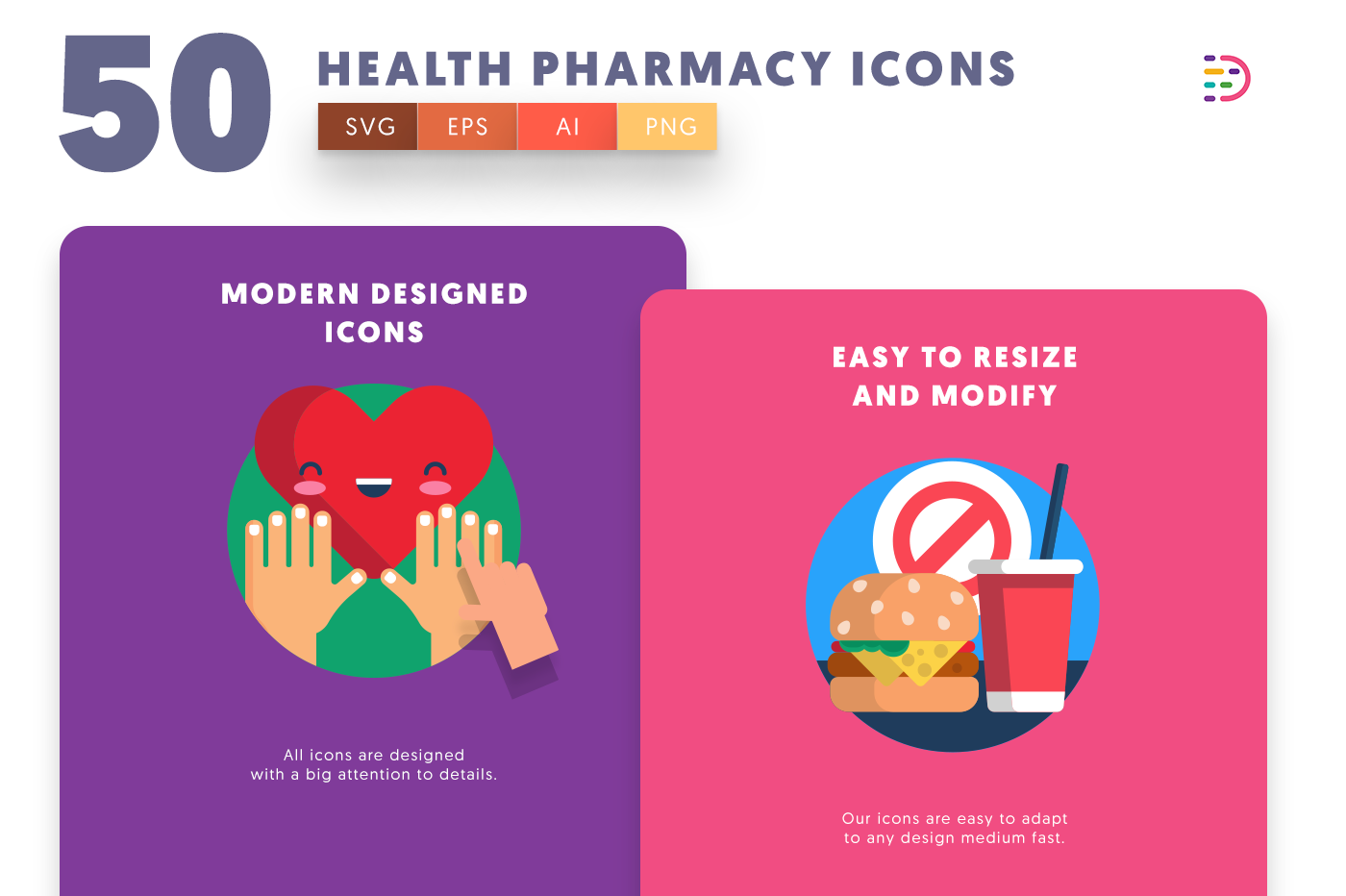 Drag and drop vector Health Pharmacy Icons