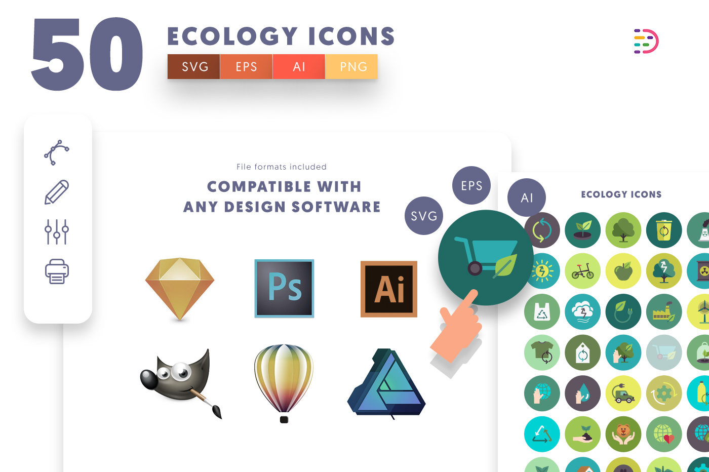 Compatible Ecology Icons pack