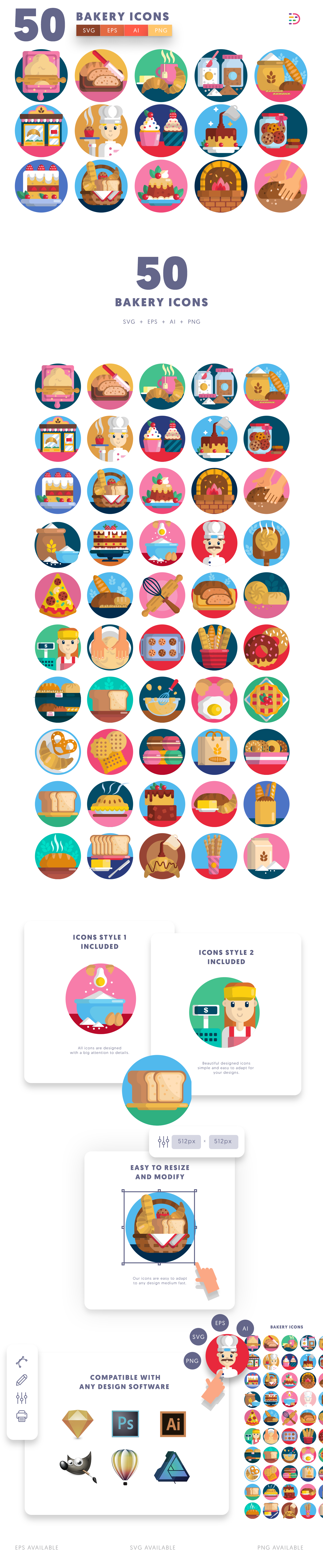  Bakery Icons