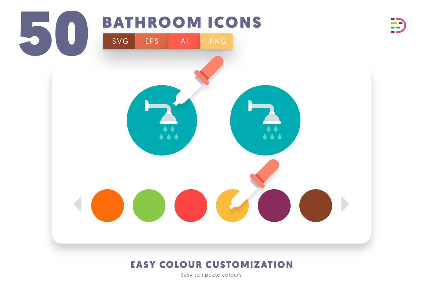 Compatible Bathroom Icons pack
