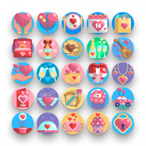 Valentines Icons