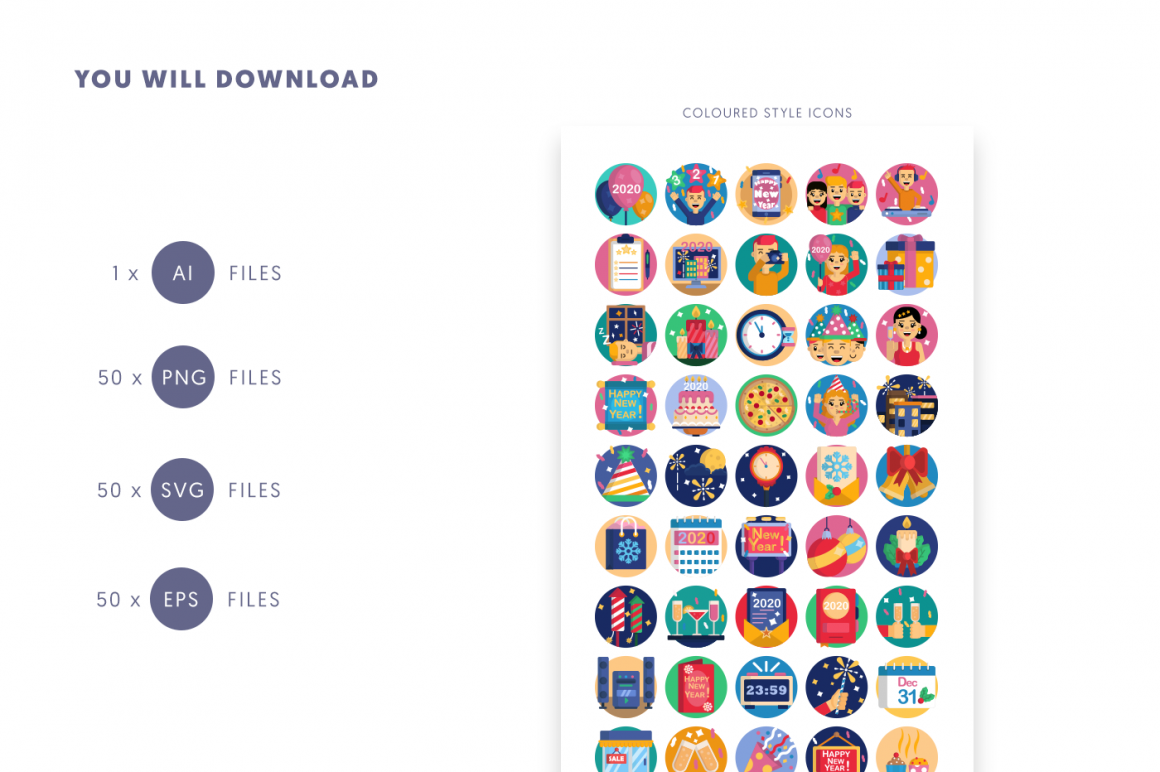 50 New Year Icons - Dighital Icons | Premium Icon Sets For All Your ...