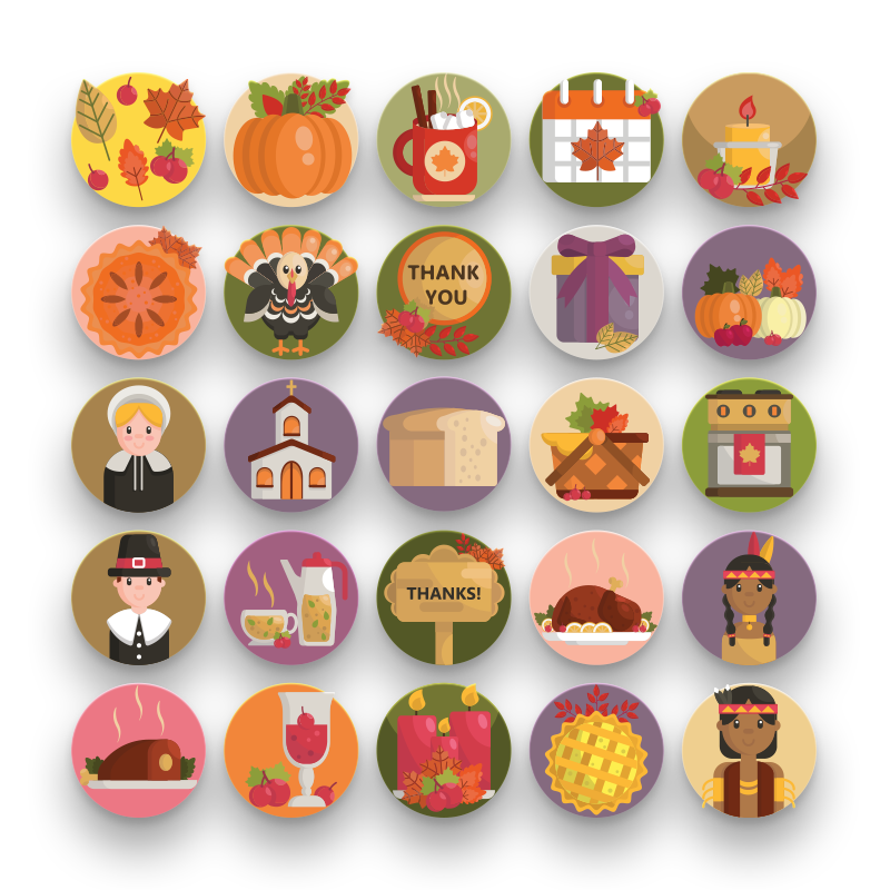 Thanksgiving Icons