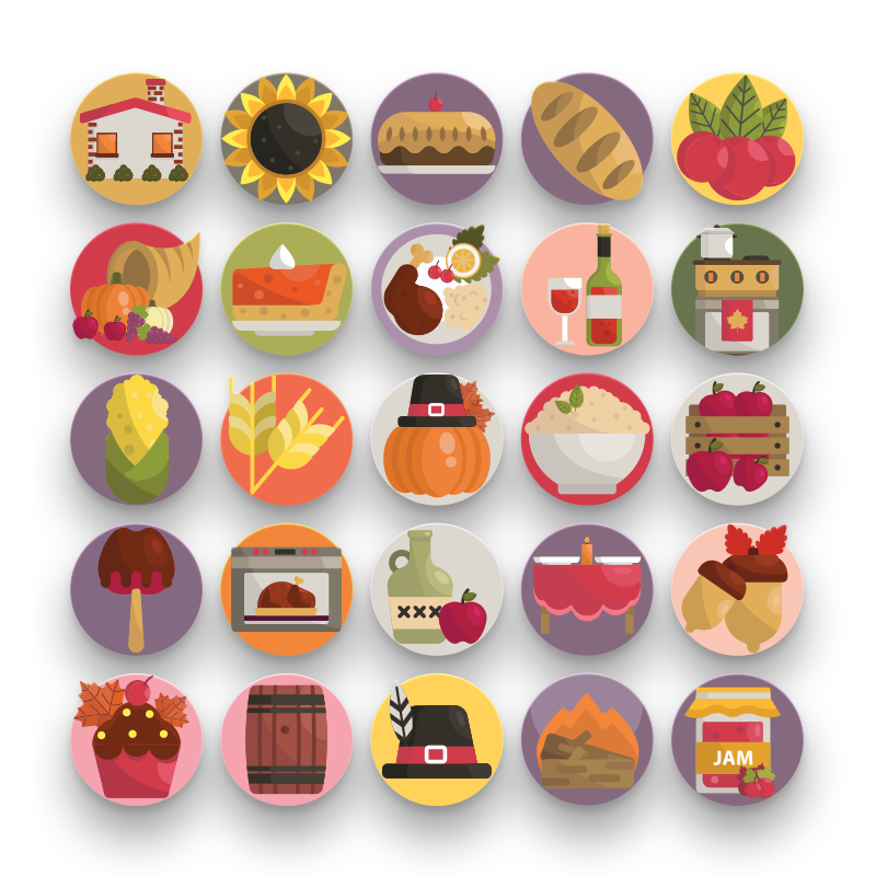 Thanksgiving Icons