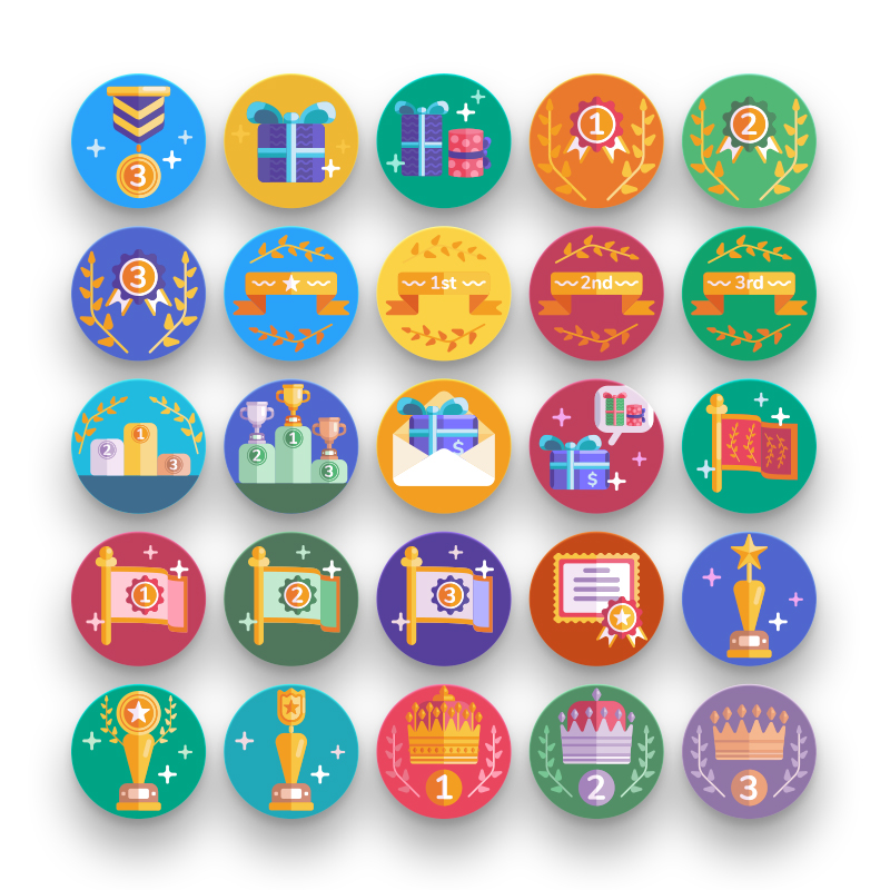 awards badges icons