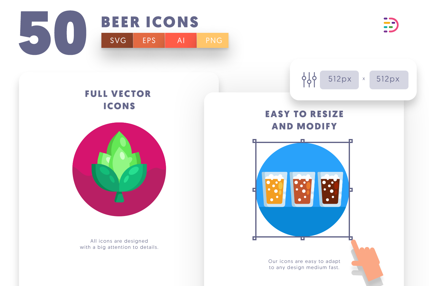 Full vector Beer Icons