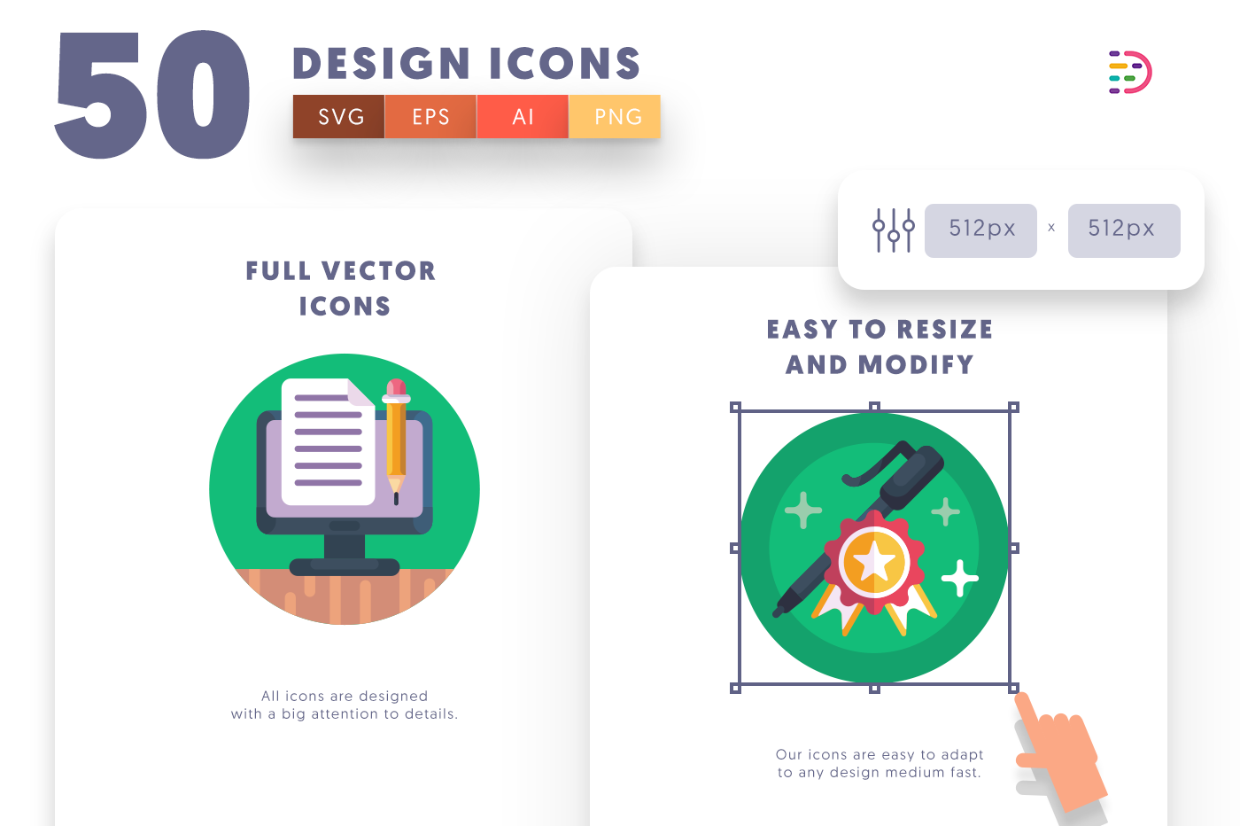 Full vector Design Icons