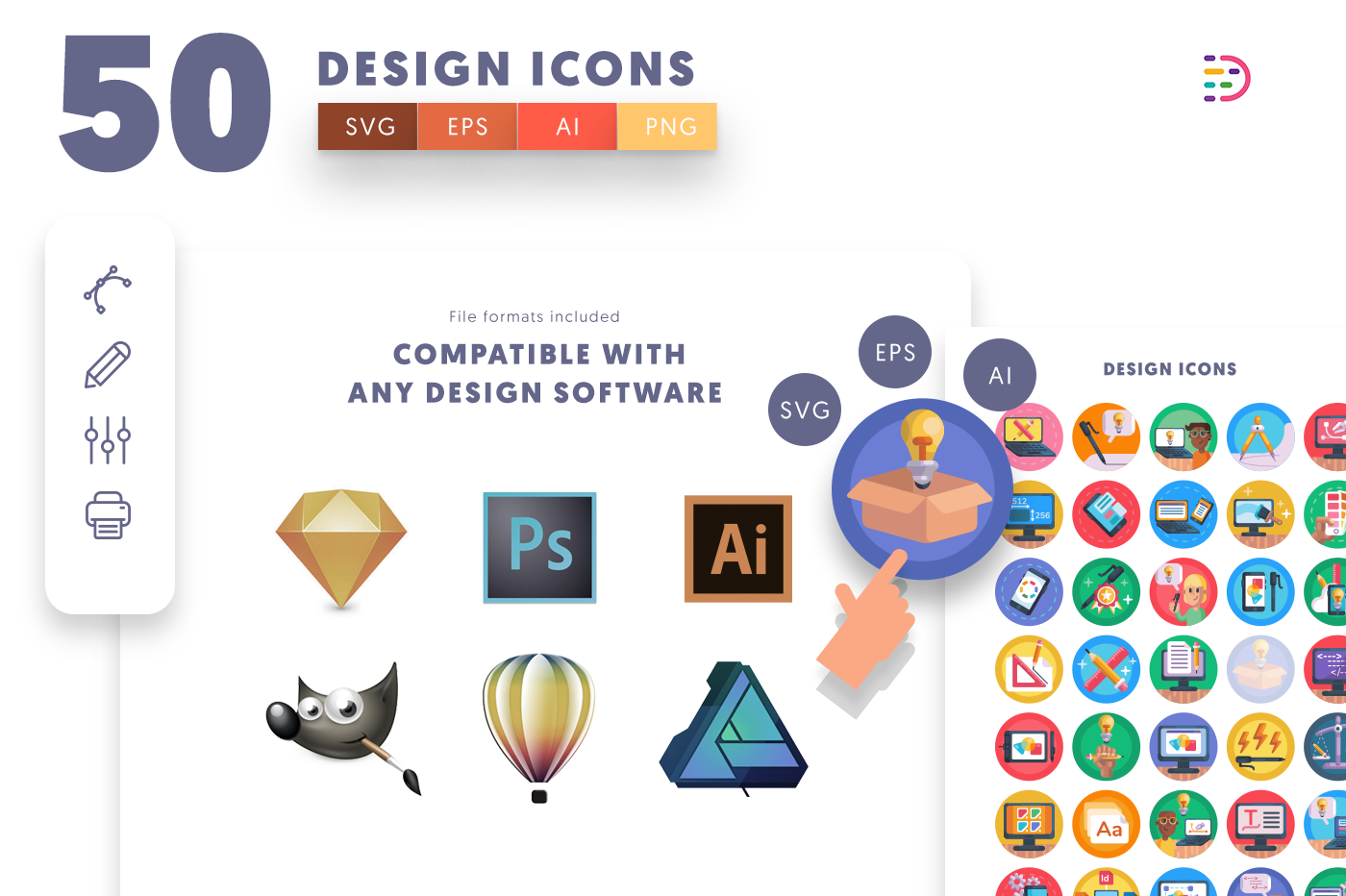  full vector Design Icons 