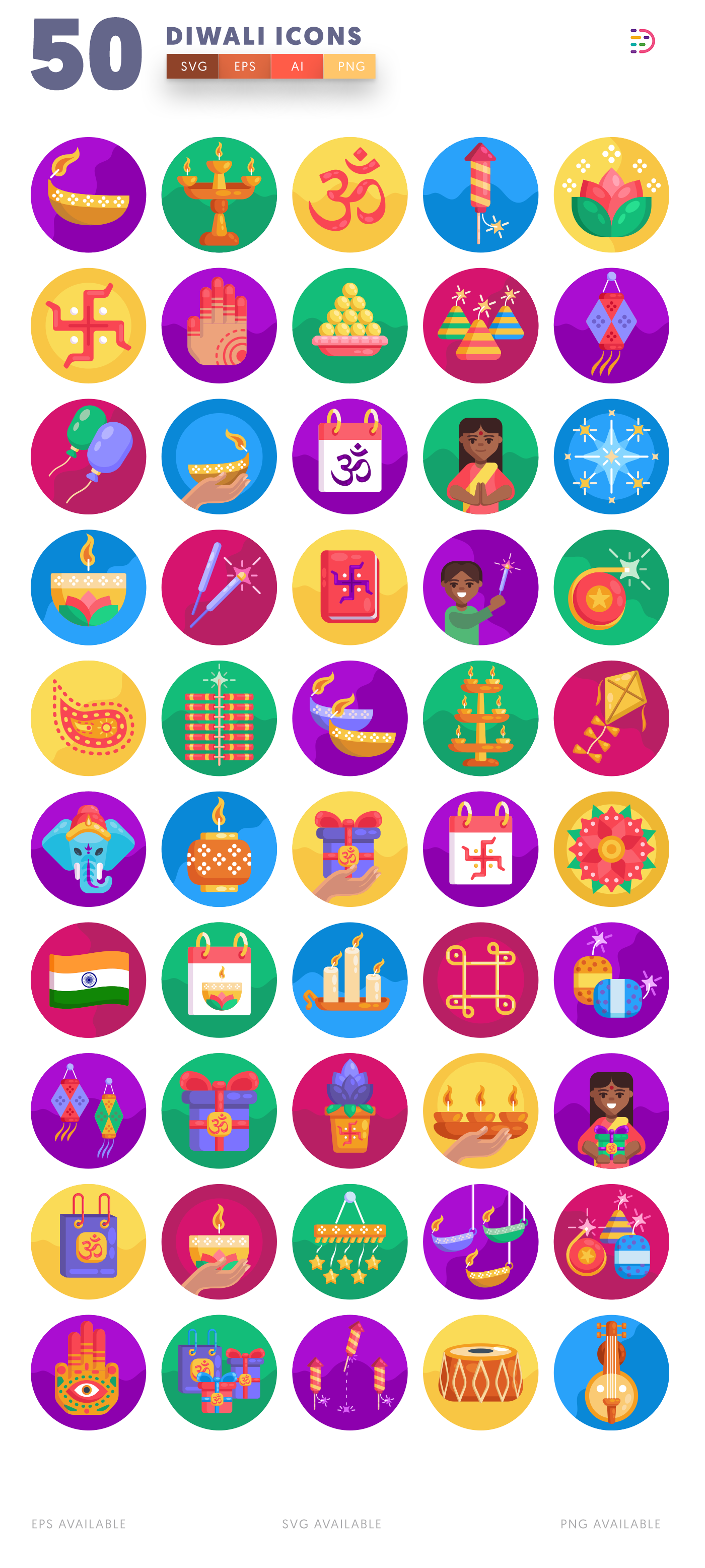 Diwali icon pack