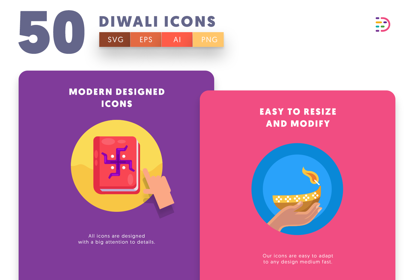 Diwali icons
