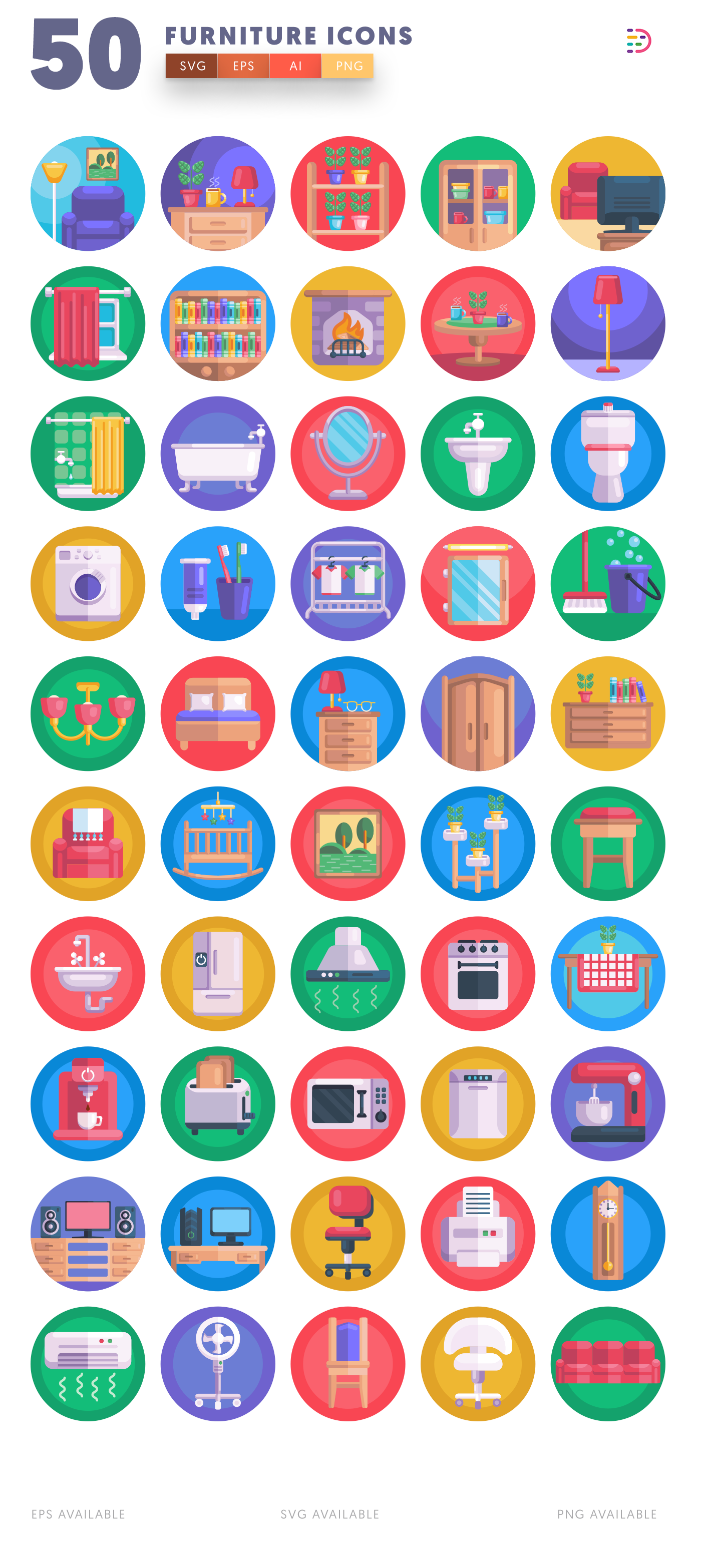 Furniture icon pack