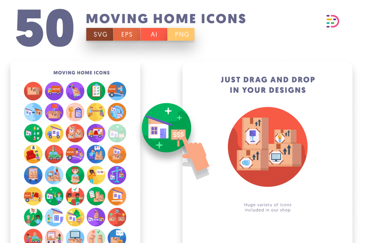 Moving Home Icons - Dighital Icons | Premium Icon Sets For All Your ...