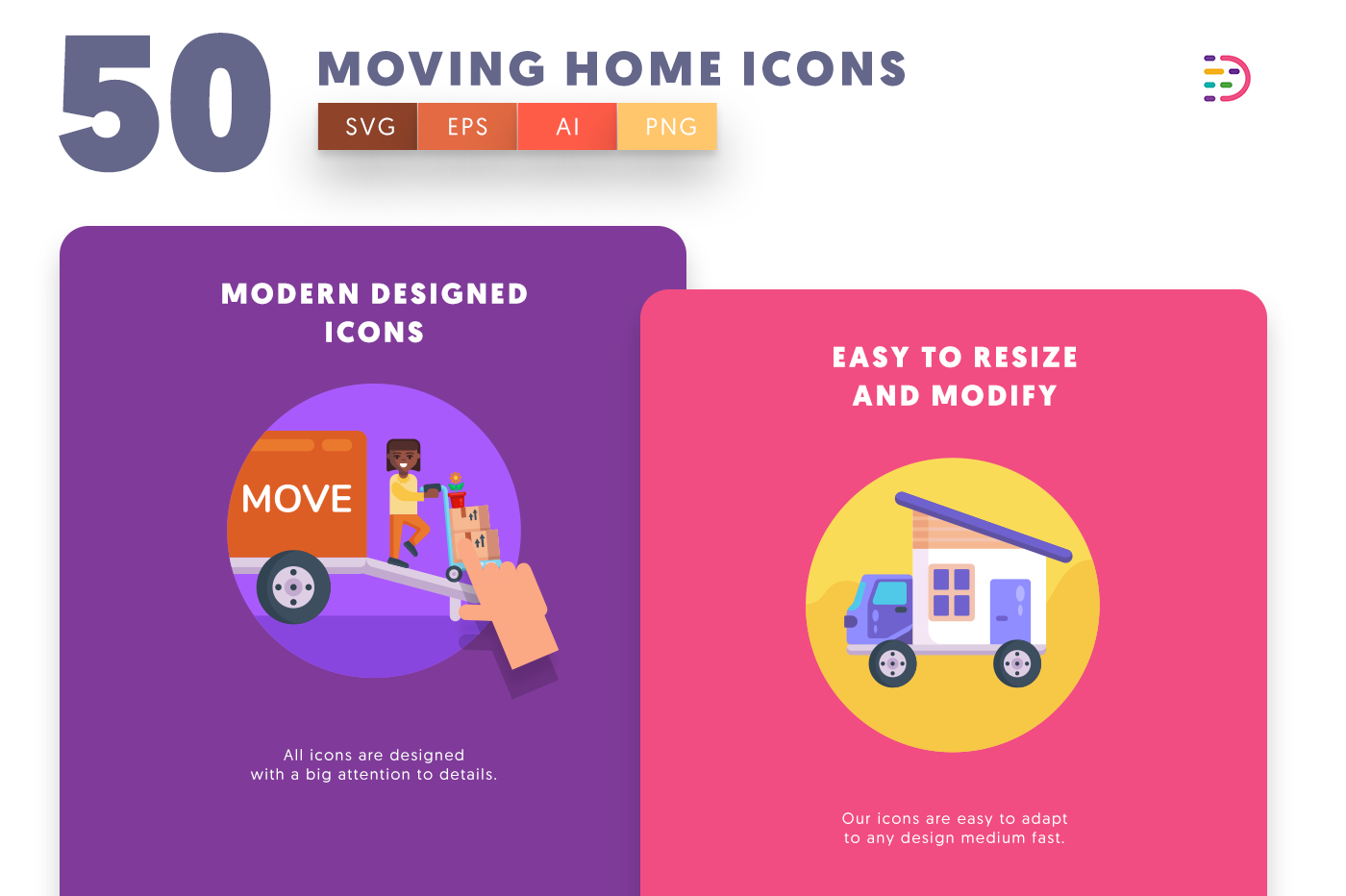 Moving Home icons