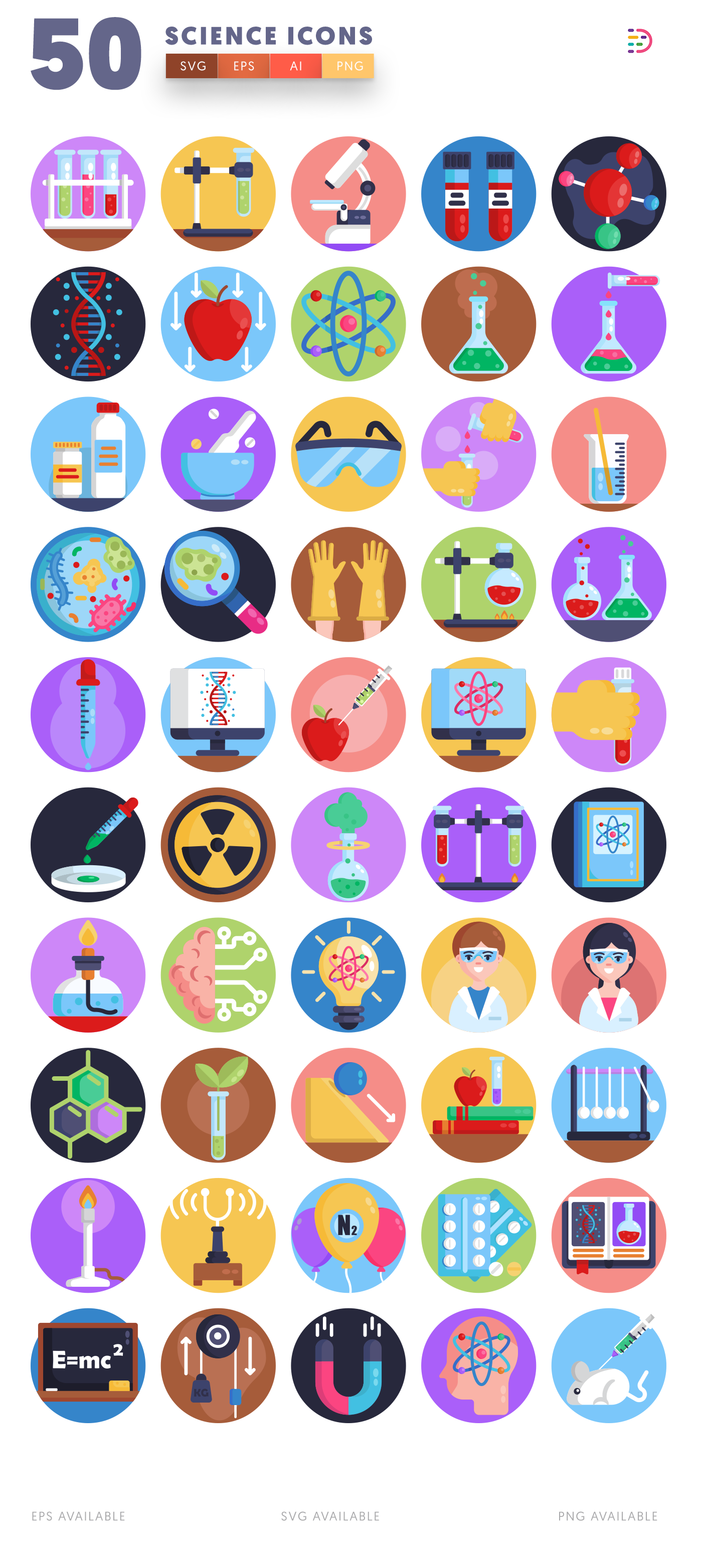 Science icon pack