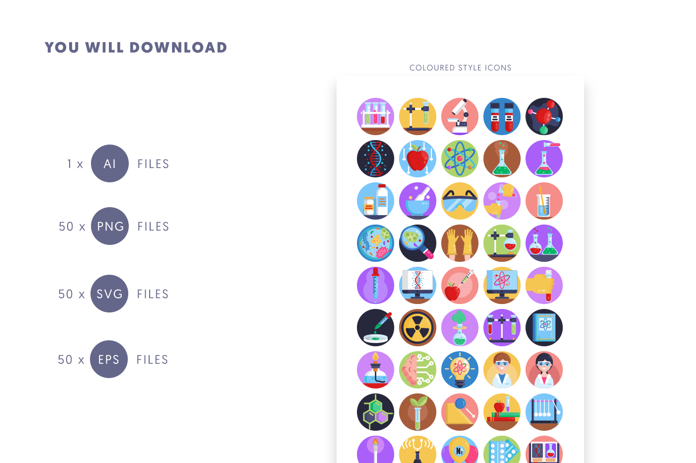 Compatible Science Icons pack