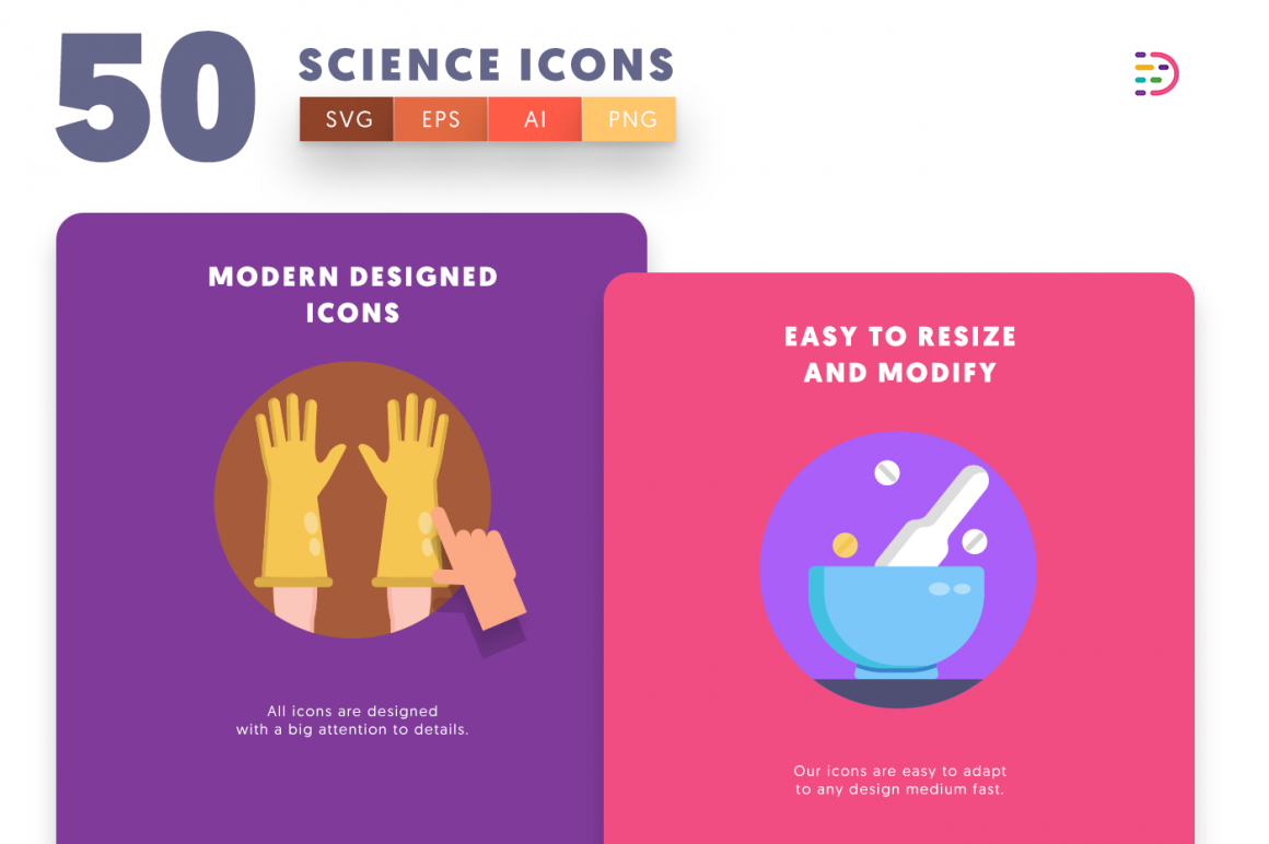 Science Icons - Dighital Icons | Premium Icon Sets For All Your Designs!