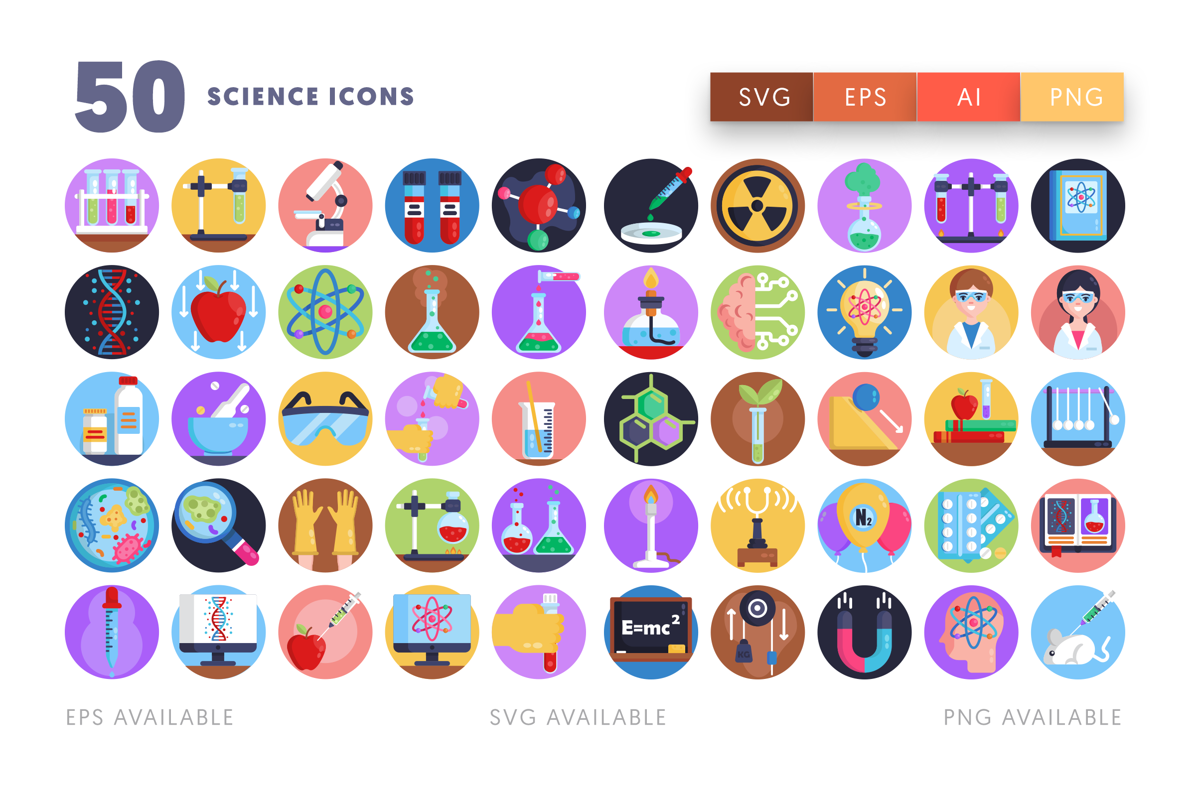 Science Icons Cover