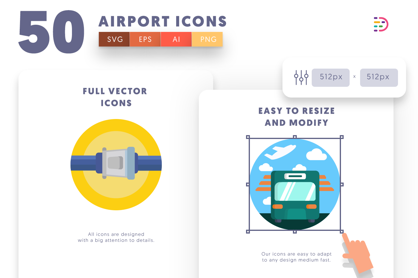 Full vector Airport Icons