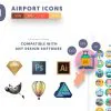 Airport Icons Cover