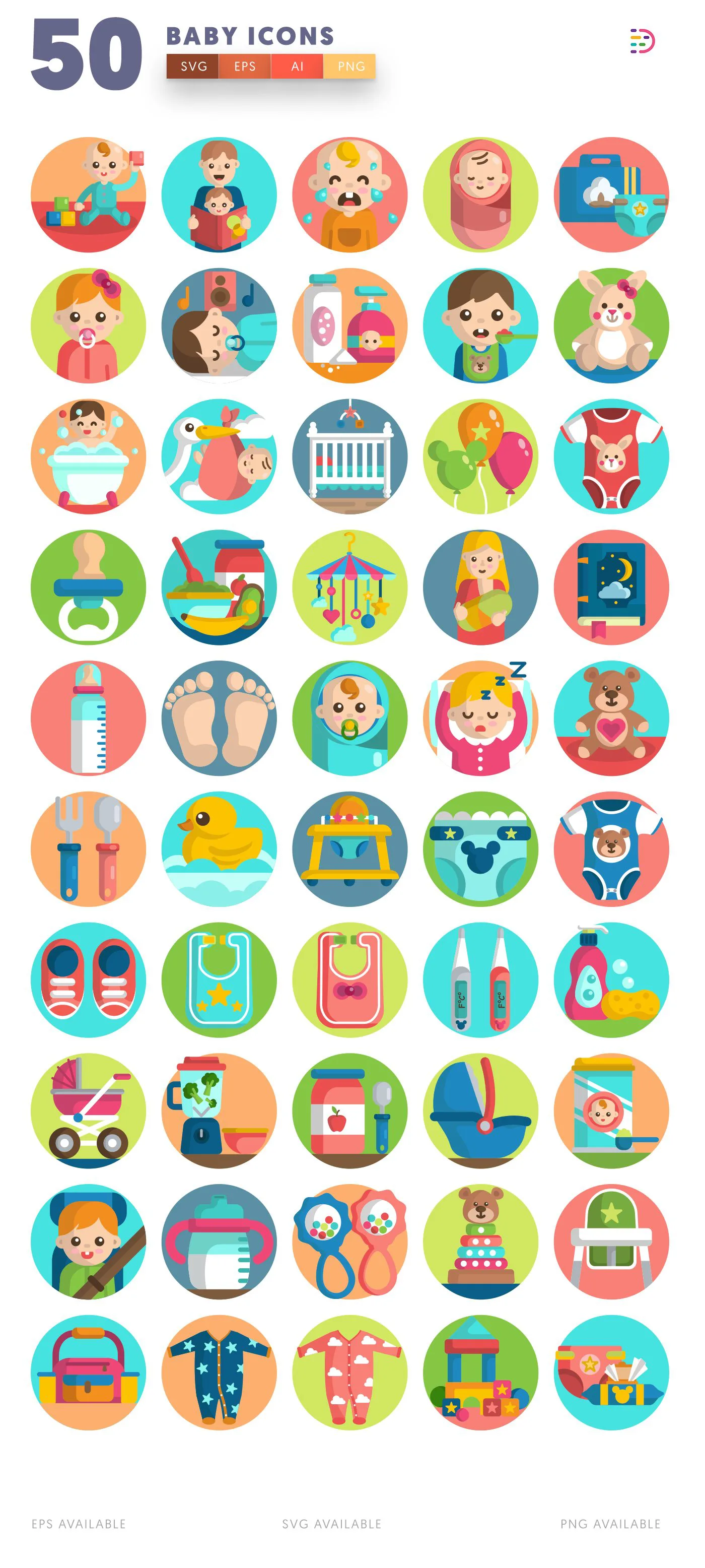 Baby icon pack