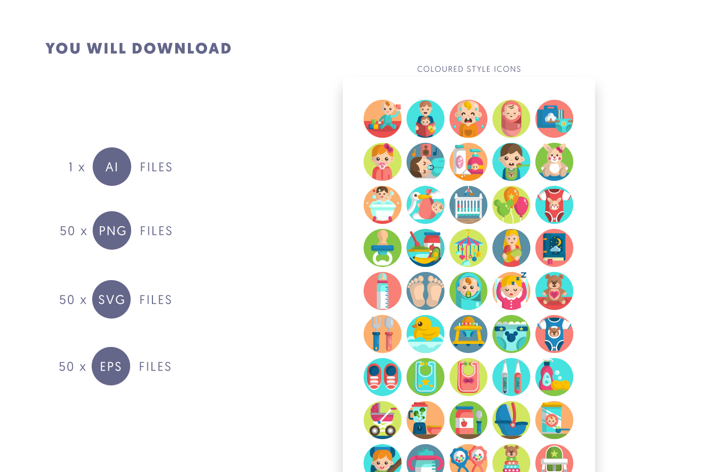 Compatible Baby Icons pack