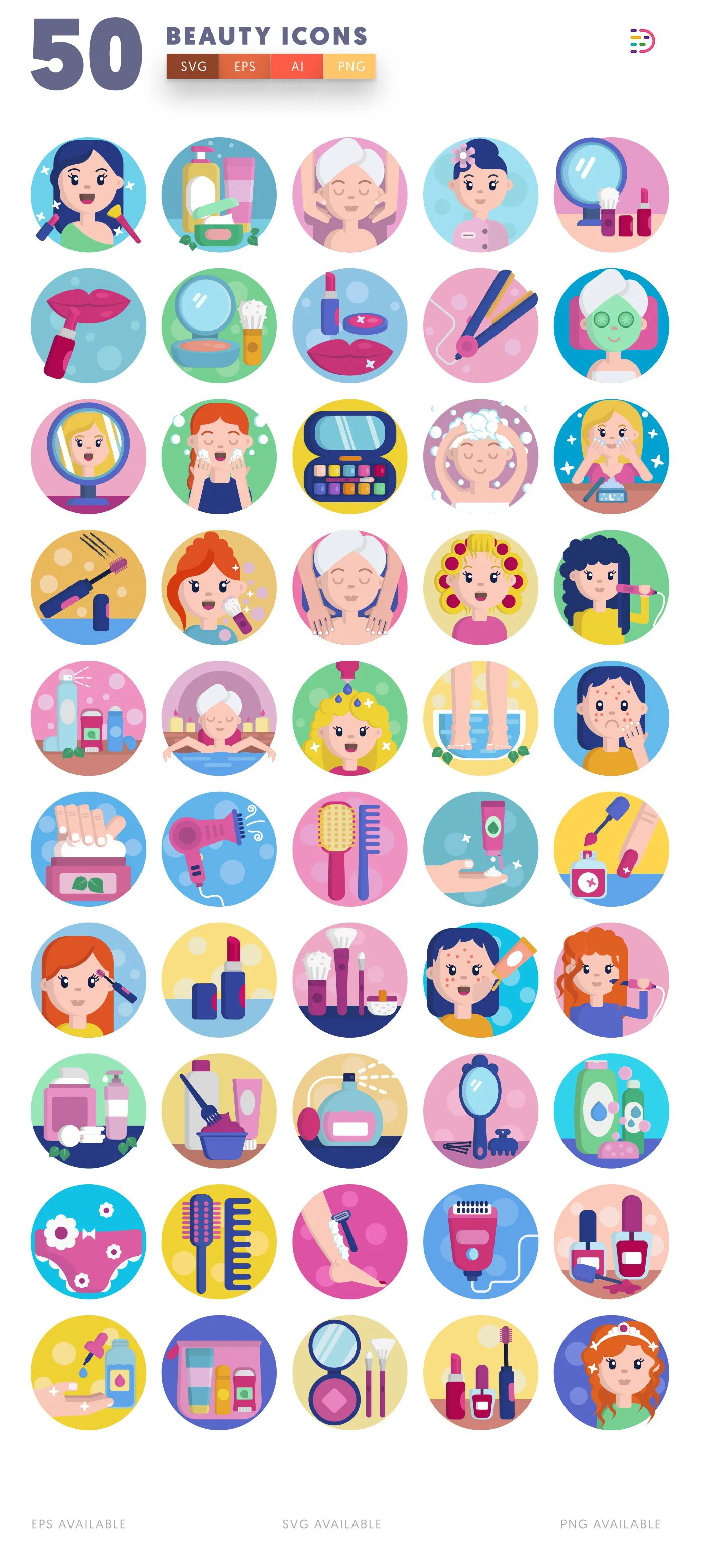 Beauty icon pack