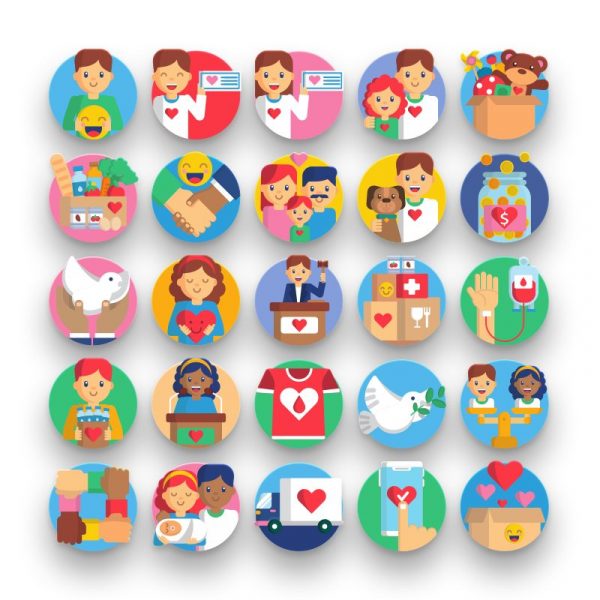 50 Charity Icons - Dighital Icons | Premium Icon Sets For All Your Designs!