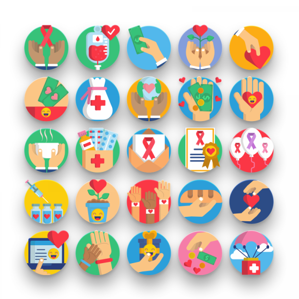 50 Charity Icons - Dighital Icons | Premium Icon Sets For All Your Designs!