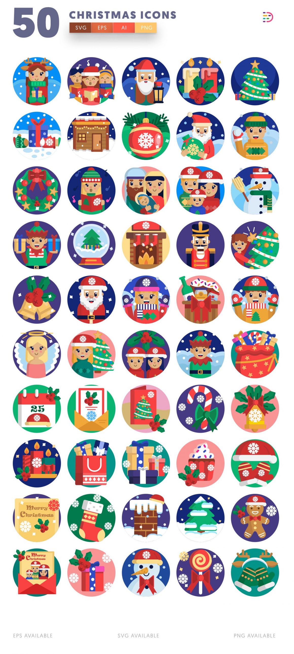 50 Christmas Icons - Dighital Icons | Premium Icon Sets For All Your ...