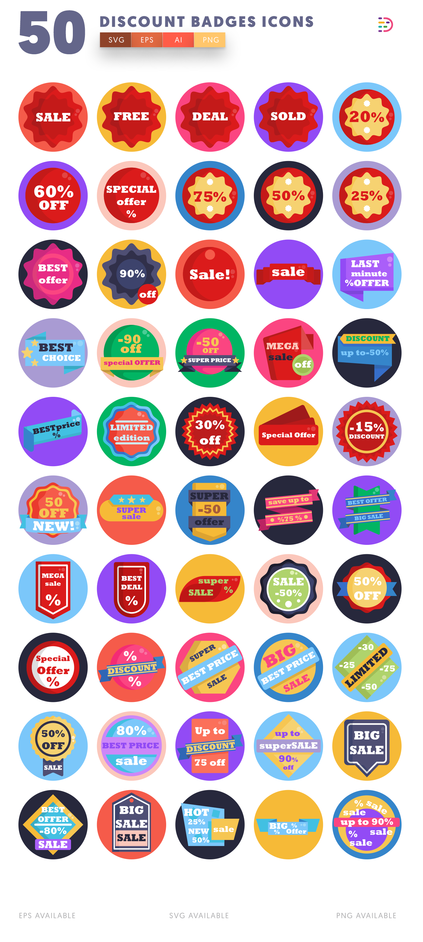 Discountbadges Icons