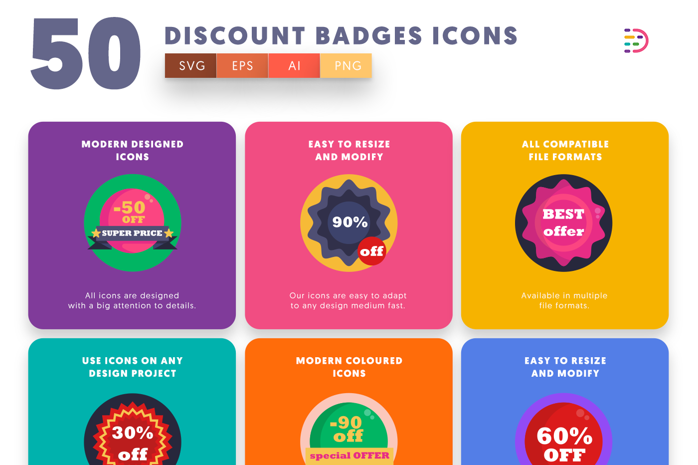 Discountbadges Icons