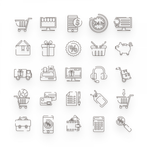 Ecommerce Line Icons