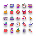 Ecommerce-Line Colour Icons