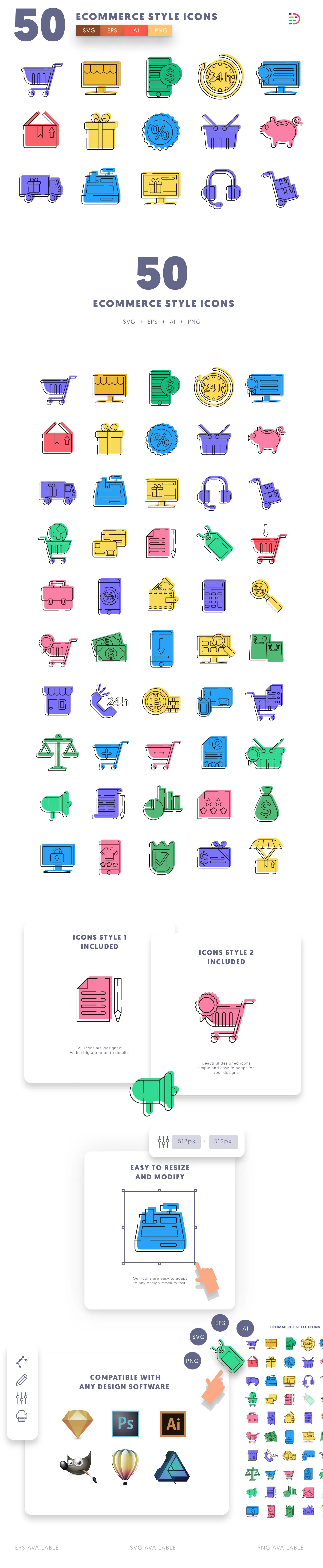 Ecommerce Style Icons