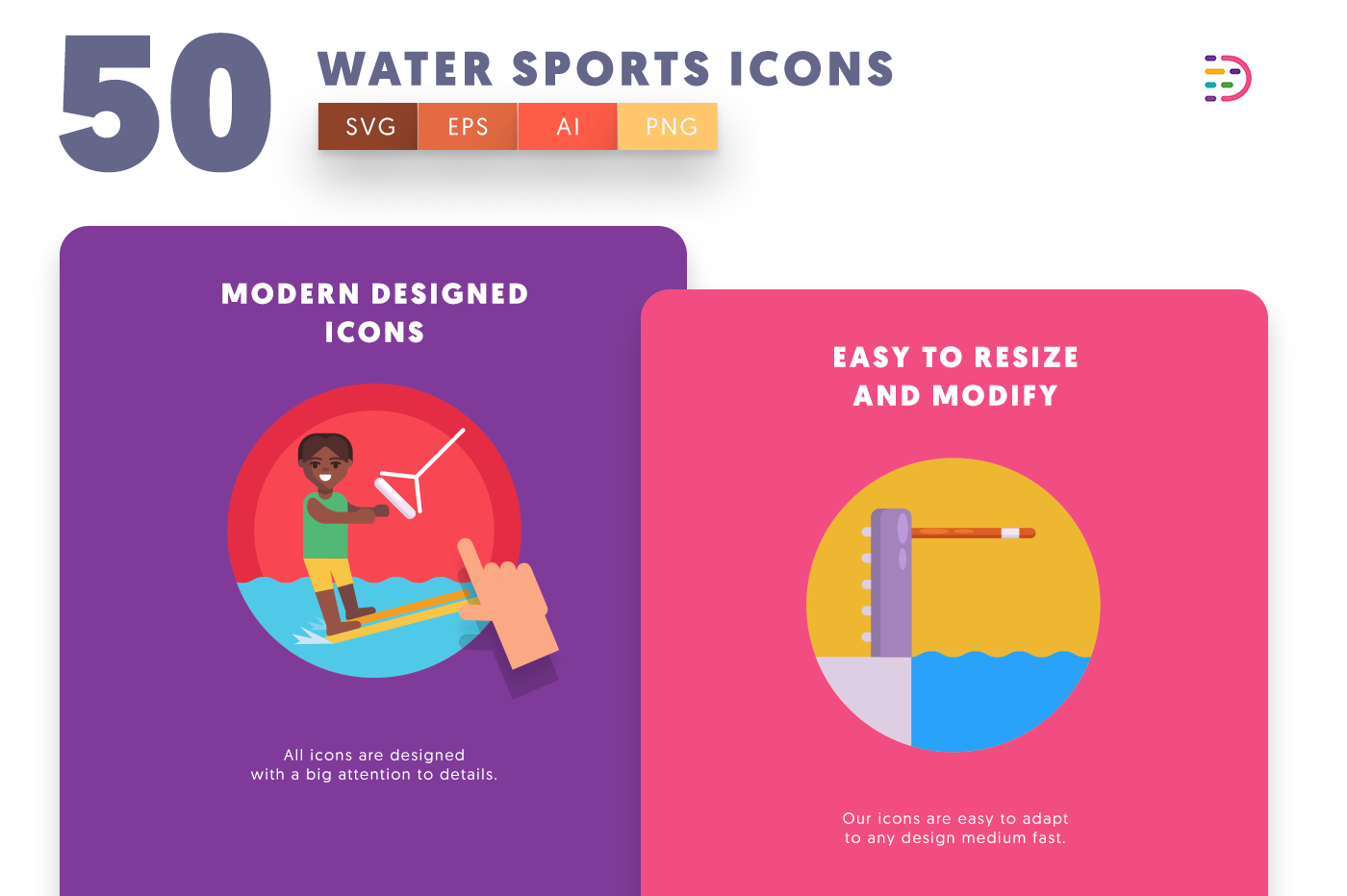 Water Sports icons png/svg/eps